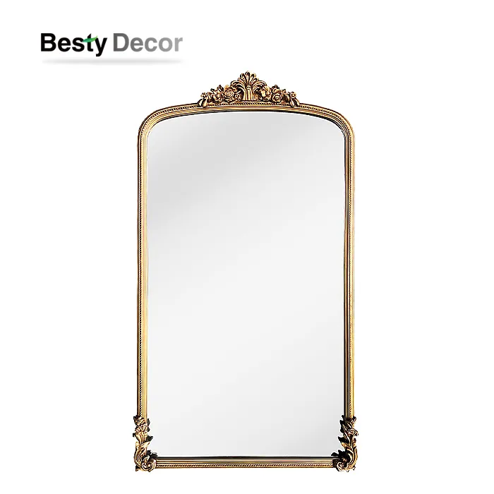 Velkoobchodní velká stojací zrcadla s dřevěným rámem do obývacího pokoje